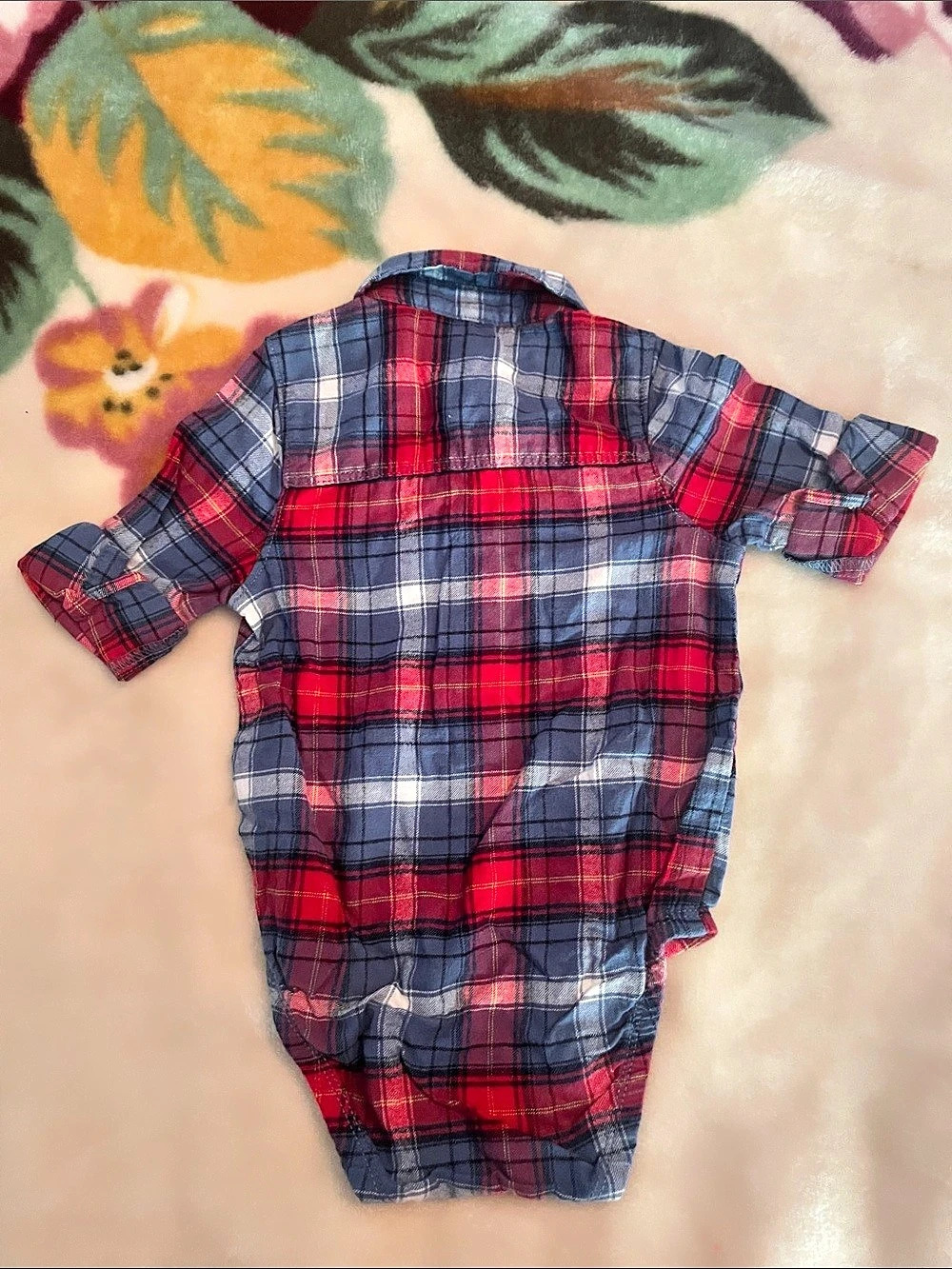 OshKosh B'gosh Plaid One-Piece Baby 9M